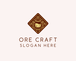 Honey Jar Drink logo design