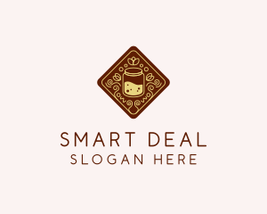 Honey Jar Drink logo design