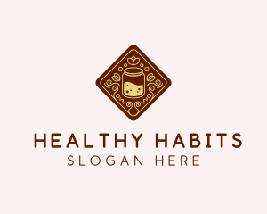 Honey Jar Drink logo design