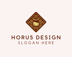 Honey Jar Drink logo design