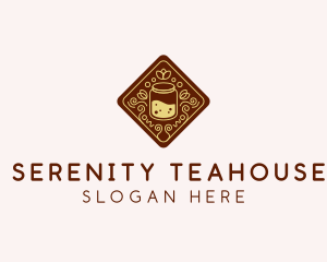 Honey Jar Drink logo design