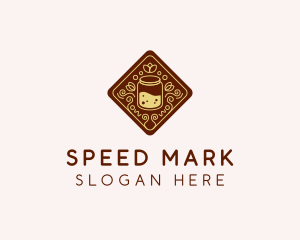 Honey Jar Drink logo design