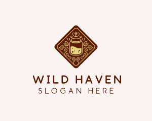 Honey Jar Drink logo design