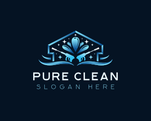 Housekeeping Pressure Cleaning logo design