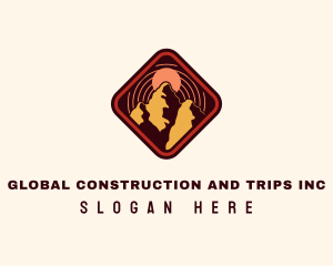 Outdoor Trekking Trip logo design