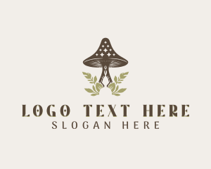 Fungus - Mushroom Gardening Plant logo design