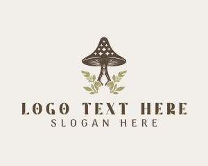 Shrooms - Mushroom Gardening Plant logo design