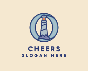 Seafarer - Lighthouse Bay Letter O logo design