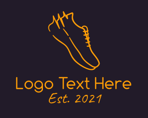 Footwear - Rubber Shoes Apparel logo design