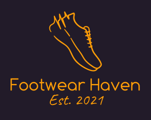 Rubber Shoes Apparel  logo design