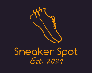 Kicks - Rubber Shoes Apparel logo design