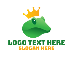 Royalty - Prince Charming Frog Royalty logo design