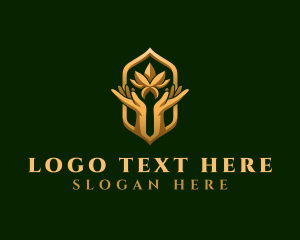 Hand - Luxury Lotus Wellness logo design