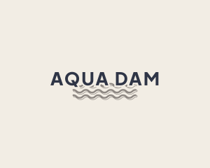 Aqua Ocean Waterpark logo design