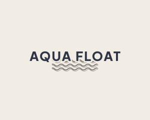 Aqua Ocean Waterpark logo design