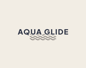 Aqua Ocean Waterpark logo design