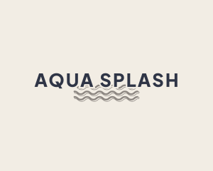 Aqua Ocean Waterpark logo design