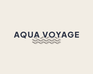 Aqua Ocean Waterpark logo design