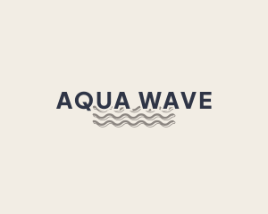 Aqua Ocean Waterpark logo design