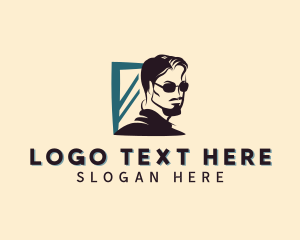 Sunglasses - Fashion Hipster Man logo design