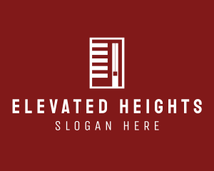 Realty Building Elevator logo design