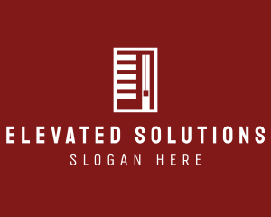 Realty Building Elevator logo design