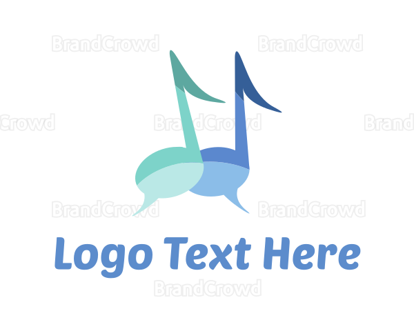 Music Note Chat Logo