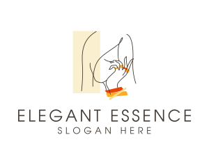 Elegant Woman Jewelry  logo design
