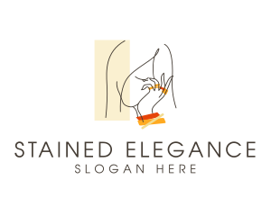 Elegant Woman Jewelry  logo design