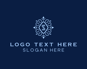 Letter S - Premium Ornament Crest logo design