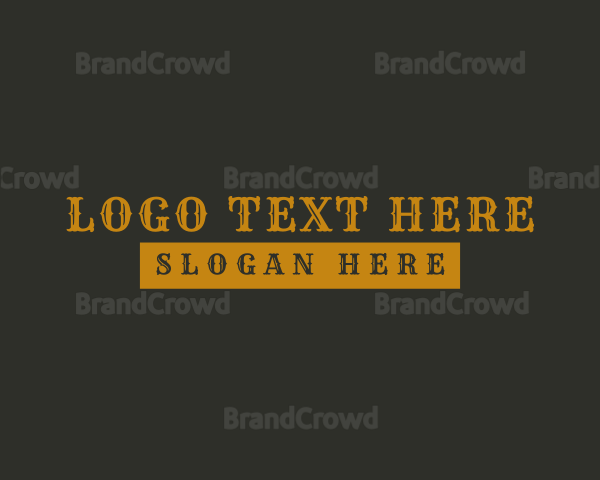 Punk Brand Wordmark Logo