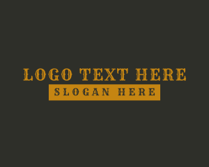 Gothic Western Brand logo design