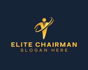 Chairman - Human Corporate Leader logo design