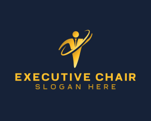 Chairman - Human Corporate Leader logo design