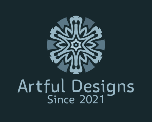 Baroque  Centerpiece Pattern logo design