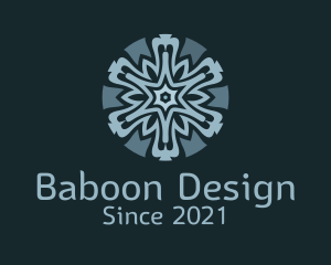 Baroque  Centerpiece Pattern logo design