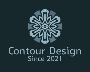 Baroque  Centerpiece Pattern logo design