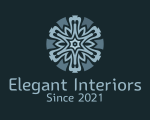 Baroque  Centerpiece Pattern logo design