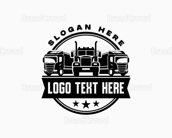 Logistics Cargo Vehicle Logo