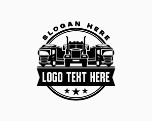 Freight - Logistics Cargo Vehicle logo design