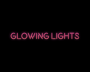 Glowing Neon Lights logo design