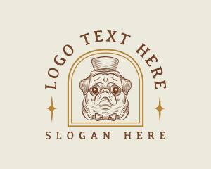 Vintage Dog Grooming logo design