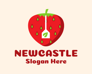 Strawberry Fruit Teabag Logo