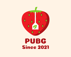 Food - Strawberry Fruit Teabag logo design
