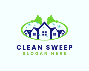 Housekeeping - Mop Housekeeping Cleaning logo design