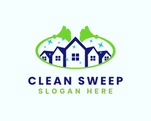 Mop - Mop Housekeeping Cleaning logo design