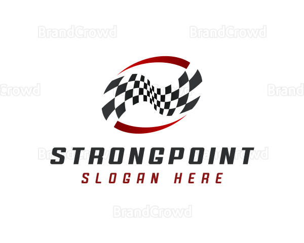 Tournament Racing Flag Logo