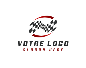 Tournament Racing Flag Logo