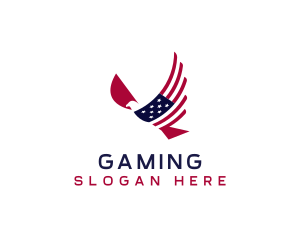 Campaign - American Eagle Flag Wing logo design