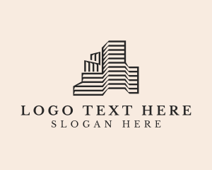 Highrise - City Building Property logo design